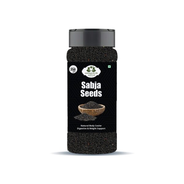 Sabja Seeds – 250gm | Cooling Ayurvedic Seeds for Digestion