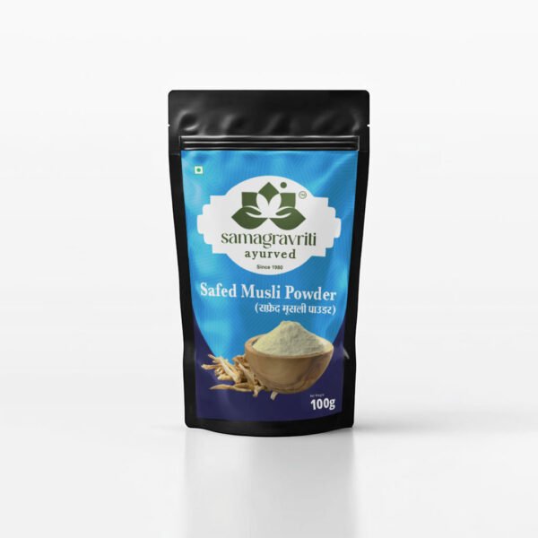 Safed Musli – 100gm | Ayurvedic Vitality Booster for Strength & Stamina